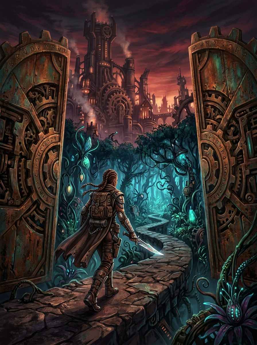 Portada del relato Cánticos de herrumbre y farol