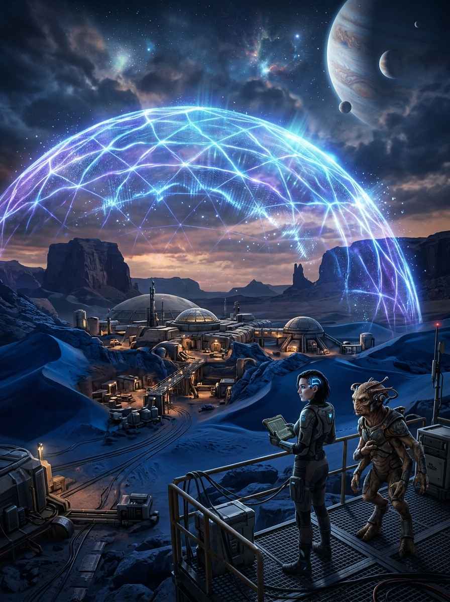 Portada del relato Contactos en el Umbral