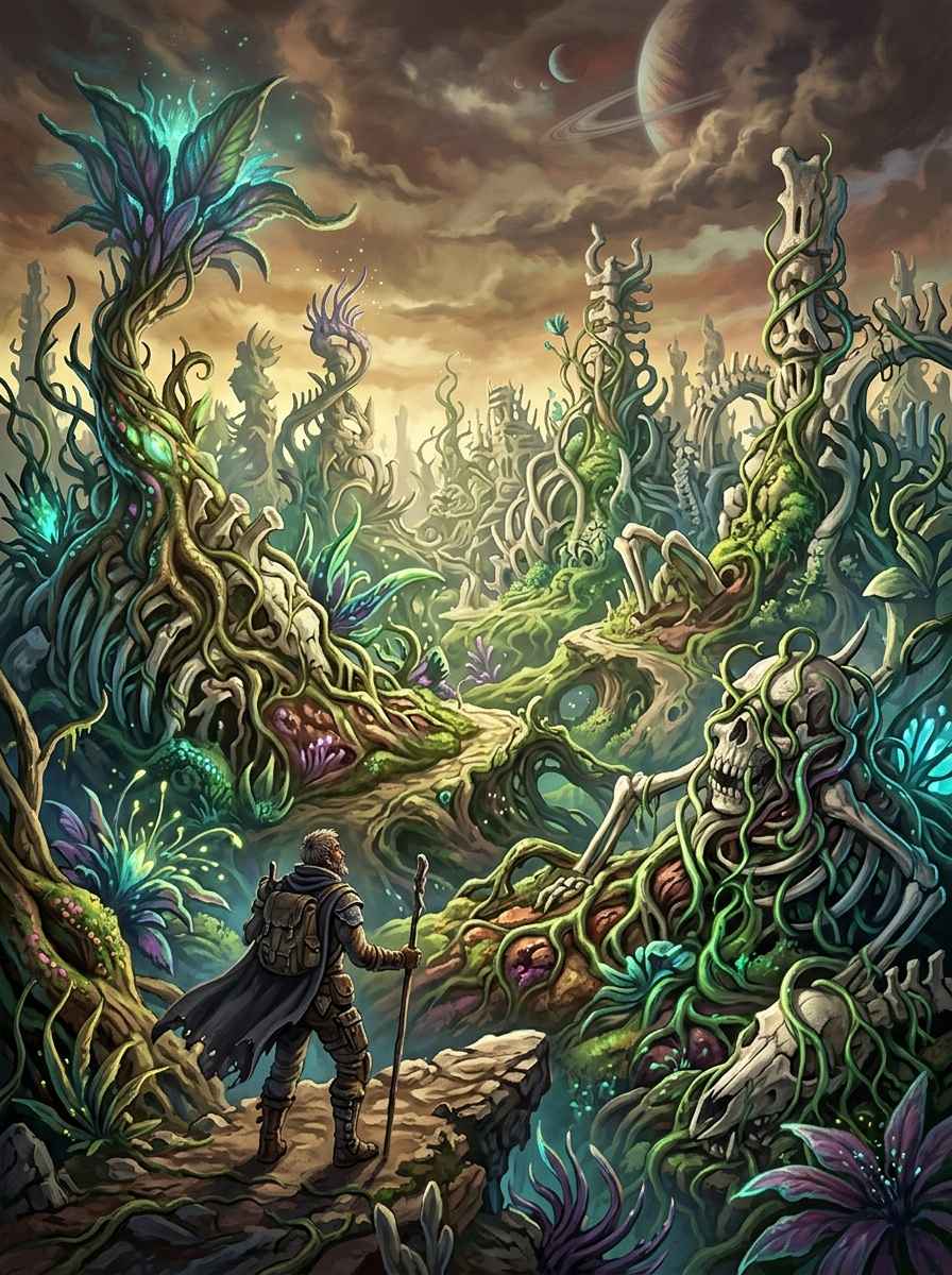Portada del relato El Jardín de las Bestias Cambiantes
