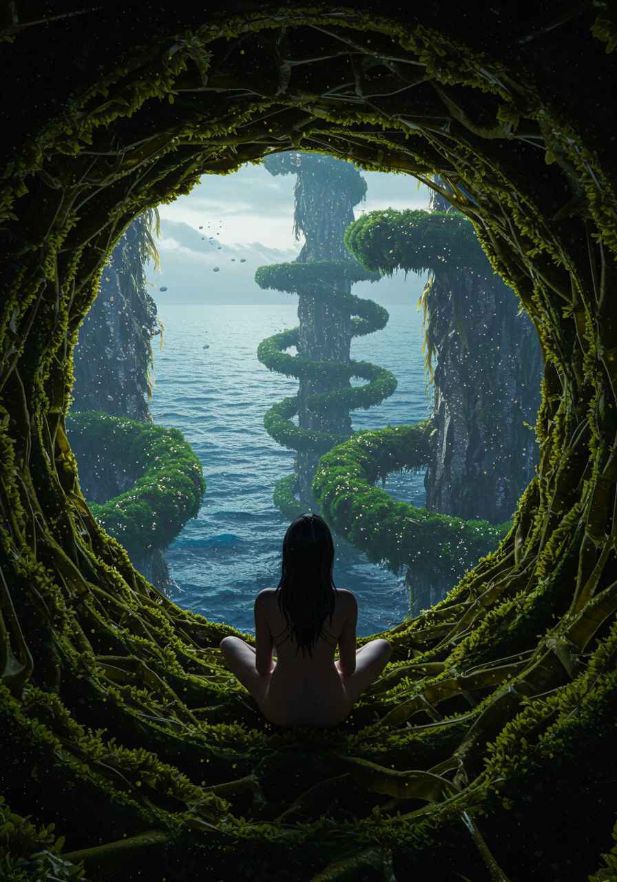 Portada del relato Tierras de Jade y Marea